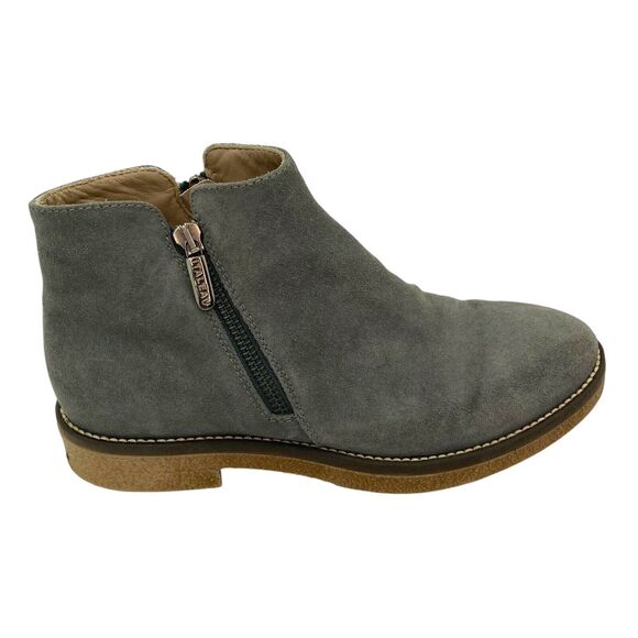 ITALEAU Waterproof Foliana Booties Gray Suede Ankle Boots Womens EUR 37 6.5 - Picture 5 of 11